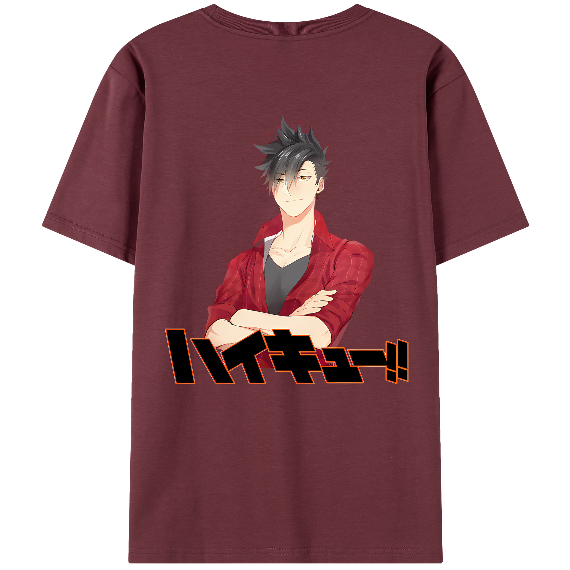 （画像用） ハイキュー!! Haikyu!! 綿100％半袖Tシャツ（背面プリント）